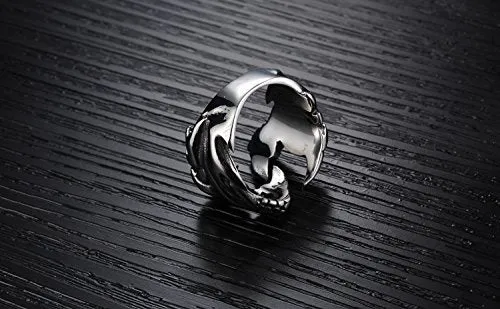 Eagle Paw Tough Stainless Steel Bikers Ring for Boys and Men by YELLOW CHIMES Yellow Chimes Necklaces