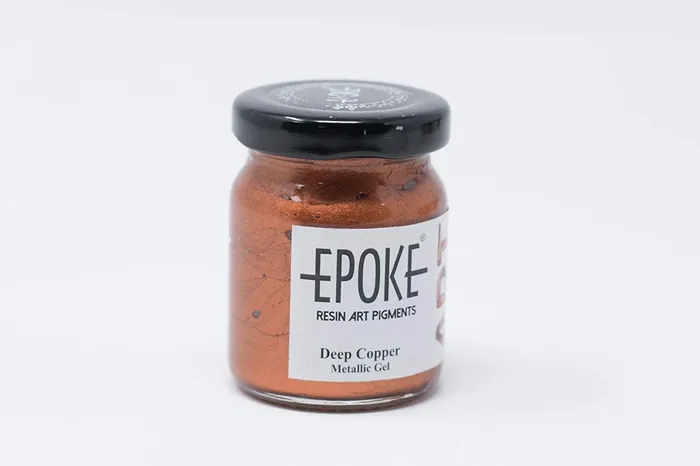 Earrings Deep Copper Metallic Epoke Art Pigment 75g Epoke