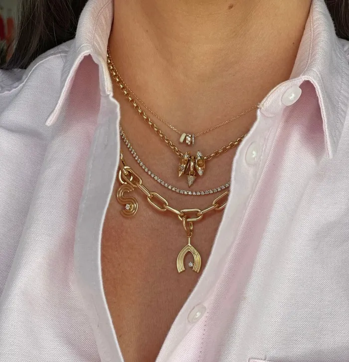 Necklaces Adina Reyter Finished Small Rolo chain Necklaces Adina Reyter Finished Small Rolo chain