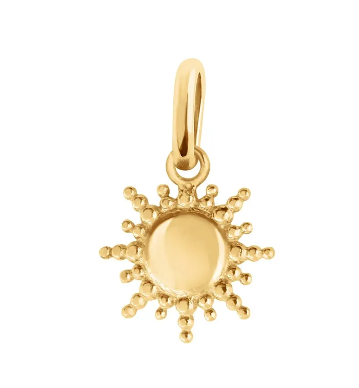 Necklaces Gigi Clozeau Sun Pendant Yellow Gold