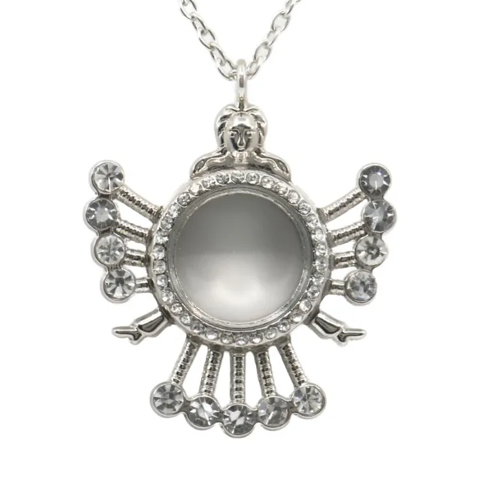 Necklaces Glass Locket Pendant Magnetic Goddess Durga JE0131 Necklaces Glass Locket Pendant Magnetic Goddess Durga JE0131