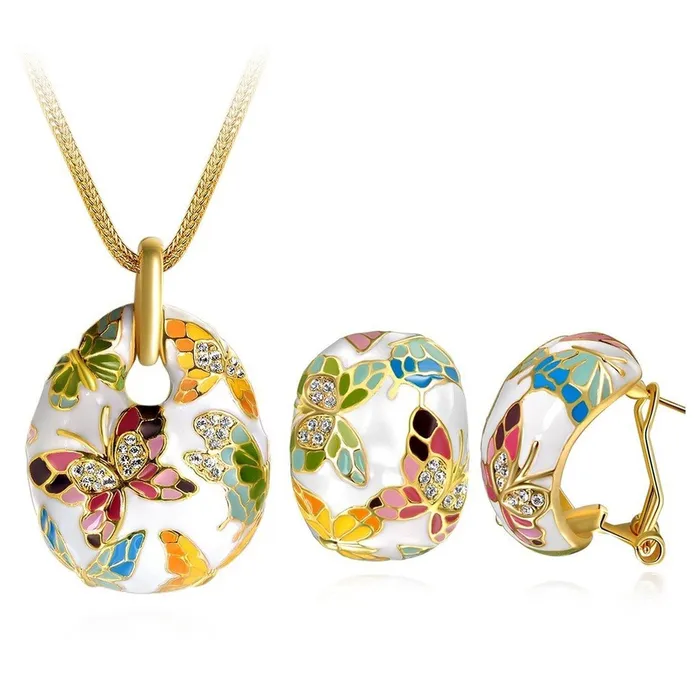 Rings Yellow Chimes YELLOW CHIMES Queen of Versailles Enamel Austrian Crystal Pendant Set for Women and Girls Pendant with Earrings Rings Yellow Chimes YELLOW CHIMES Queen of Versailles Enamel Austrian Crystal Pendant Set for Women and Girls Pendant with Earrings