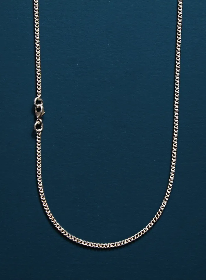 We Are All Smith 925 Sterling Silver Curb Chain Necklace for Men Necklaces We Are All Smith 925 Sterling Silver Curb Chain Necklace for Men Necklaces