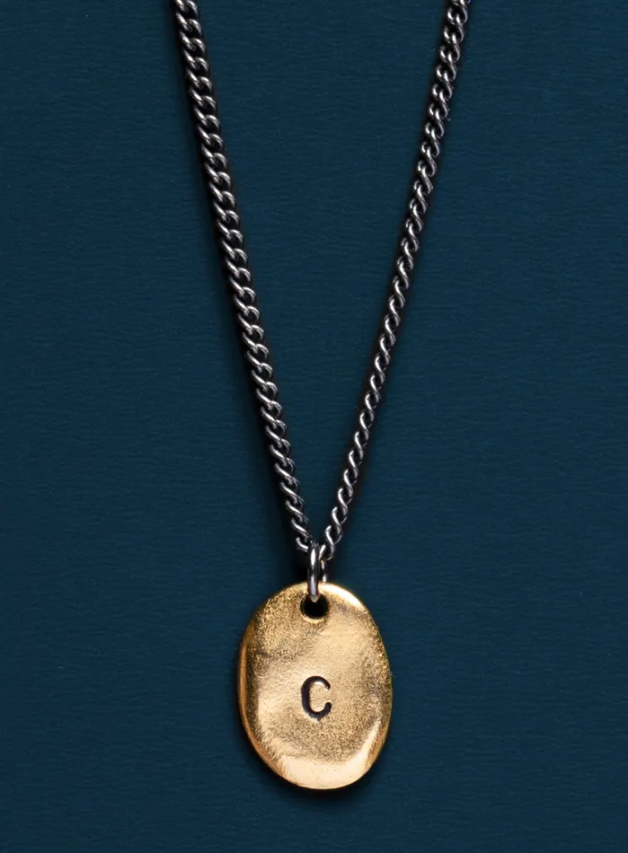 We Are All Smith Necklaces Initial Necklace for Men