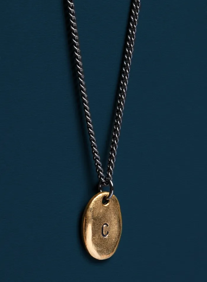 We Are All Smith Necklaces Initial Necklace for Men