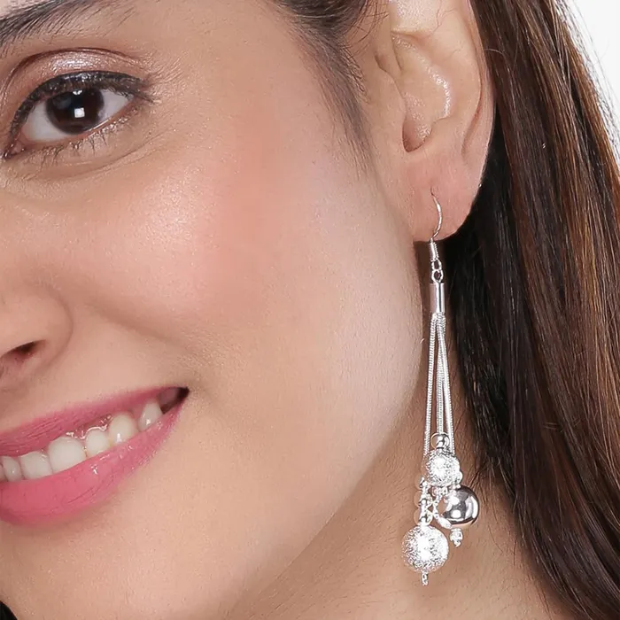 Yellow Chimes Earrings for Women and Girls Dangler Earrings 2 pair Combo of Leaf Shaped and Beads Drop Earrings Birthday Gift for girls and women Anniversary Gift for Wife Yellow Chimes Earrings