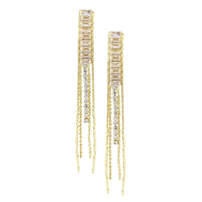 Yellow Chimes Earrings For Women Gold Tone Crystal Studded Elegant Long Chain Drop Danglers Earrings For Women and Girls Yellow Chimes Rings Yellow Chimes Earrings For Women Gold Tone Crystal Studded Elegant Long Chain Drop Danglers Earrings For Women and Girls Yellow Chimes Rings