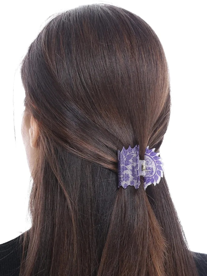 Yellow Chimes Rings Yellow Chimes Claw Clips for Women Hair Clutches for Women Hair Accessories For Women Claw Clip Multicolor Big Clutchers for Hair Clutcher for women and Girls Gift for Women Girls Design 6