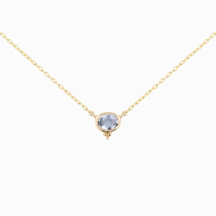 Envero Jewelry Iris Sapphire Necklace Necklaces Envero Jewelry Iris Sapphire Necklace Necklaces