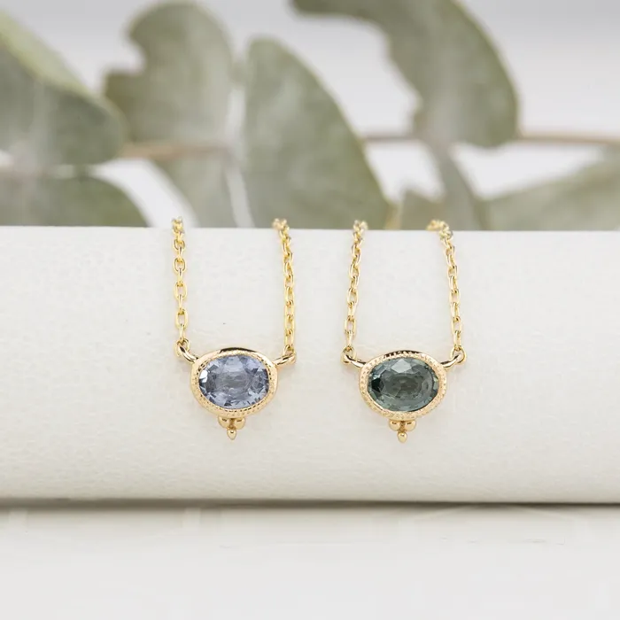 Envero Jewelry Iris Sapphire Necklace Necklaces Envero Jewelry Iris Sapphire Necklace Necklaces