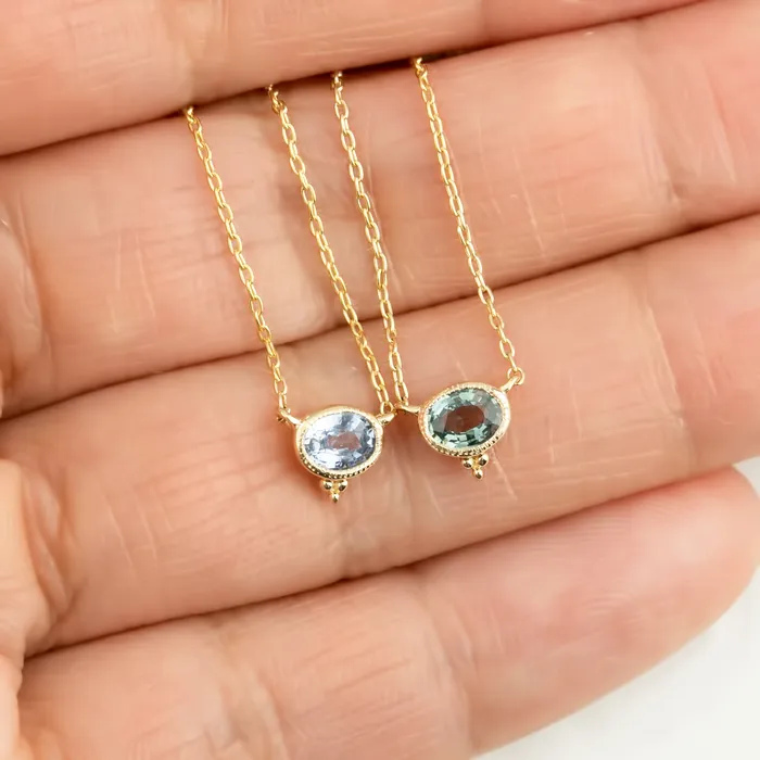 Envero Jewelry Iris Sapphire Necklace Necklaces Envero Jewelry Iris Sapphire Necklace Necklaces