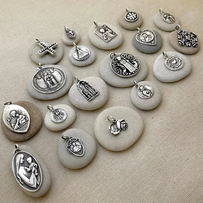 HeidiJHale Designs Charm Necklaces Equal Armed Cross Charm