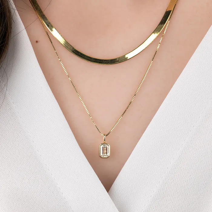 Herringbone Chain Envero Necklaces