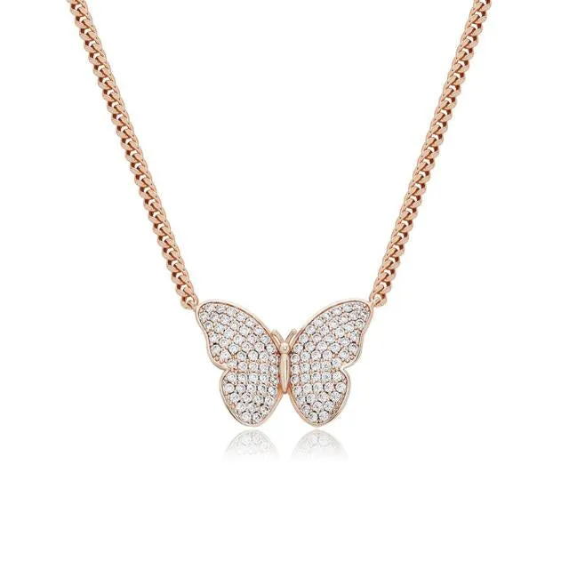 Kute Butterfly Pendant BBYKUTE Necklaces
