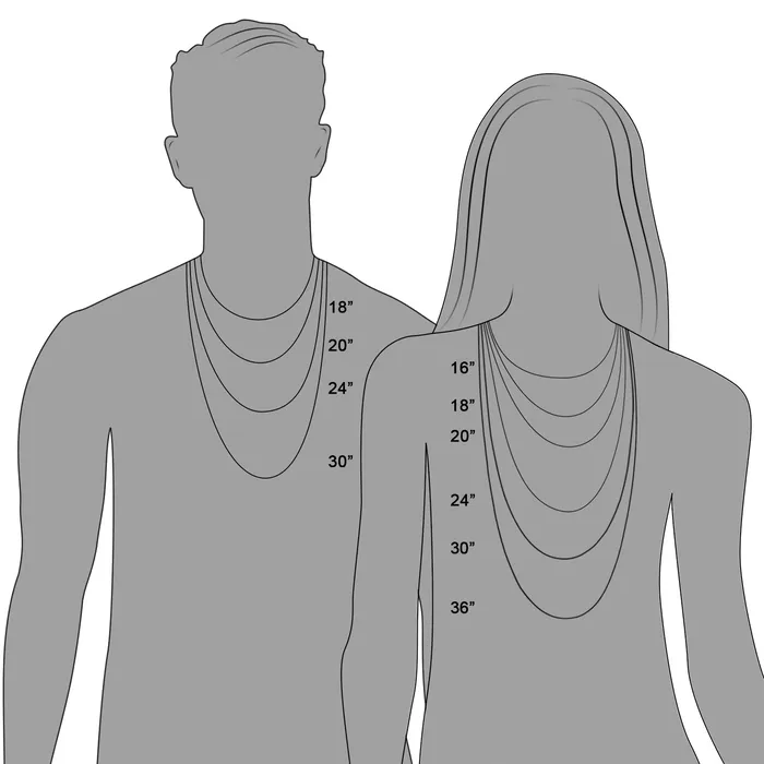Necklace with Multi Chain Pendant in Sterling Silver MayaMila Necklaces