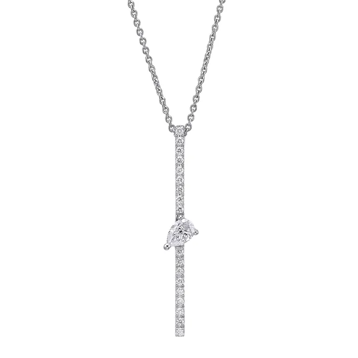 Pear On A Diamond String Necklace The Private Room Fine Jewelry Necklaces Pear On A Diamond String Necklace The Private Room Fine Jewelry Necklaces