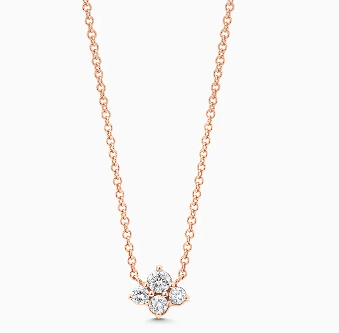 Sara Weinstock Necklaces Dujour Diamond Cluster Necklace