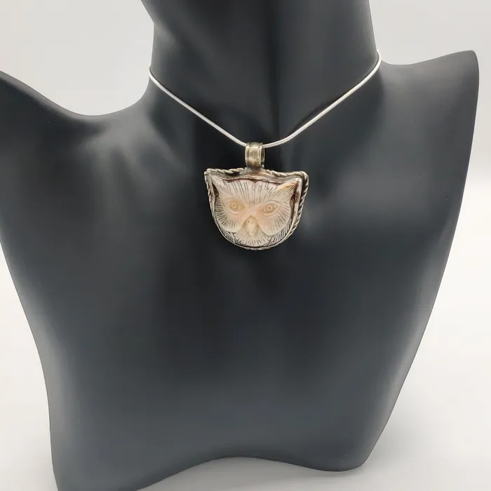 The Great Owl Pendant Dorjee Designs Inc Necklaces