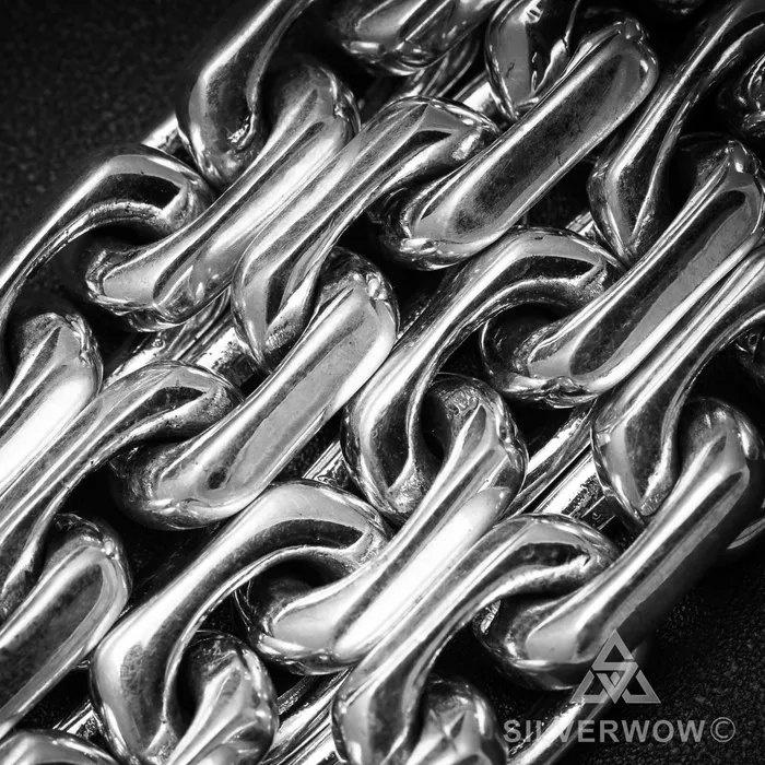 10mm Chain Link Necklace silverwow Necklaces