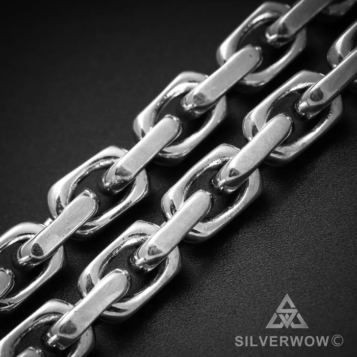 10mm Chain Link Necklace silverwow Necklaces