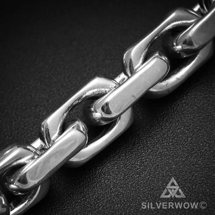 10mm Chain Link Necklace silverwow Necklaces