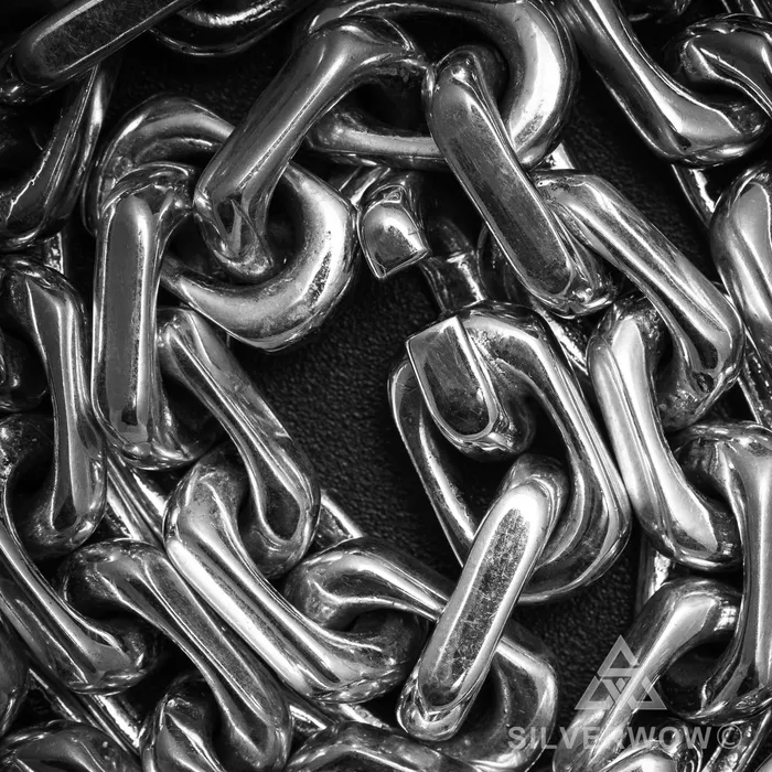 10mm Chain Link Necklace silverwow Necklaces
