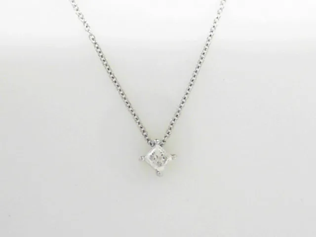 14KWG 025CTW PC DIA SOLITAIRE NECKLACE FACETS OF FIRE Necklaces