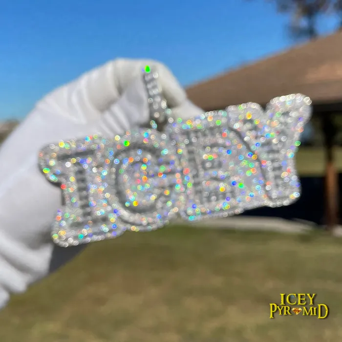 BEST SELLER Necklaces Overflow Stones Loaded with Diamond Iced Out Personalized Custom Name Necklace Pendant
