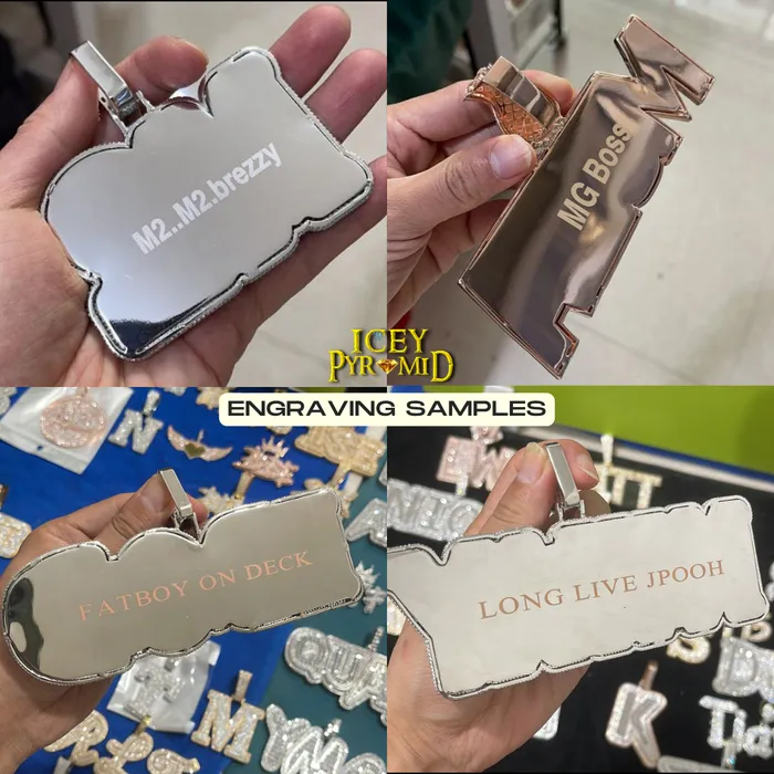BEST SELLER Necklaces Overflow Stones Loaded with Diamond Iced Out Personalized Custom Name Necklace Pendant