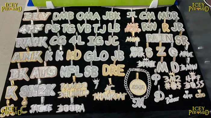 BEST SELLER Necklaces Overflow Stones Loaded with Diamond Iced Out Personalized Custom Name Necklace Pendant