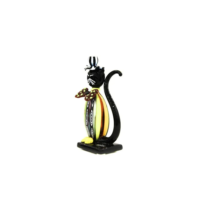 Campagnol Ivano Necklaces Cat with a Hat Murano Glass Campagnol Ivano Necklaces Cat with a Hat Murano Glass