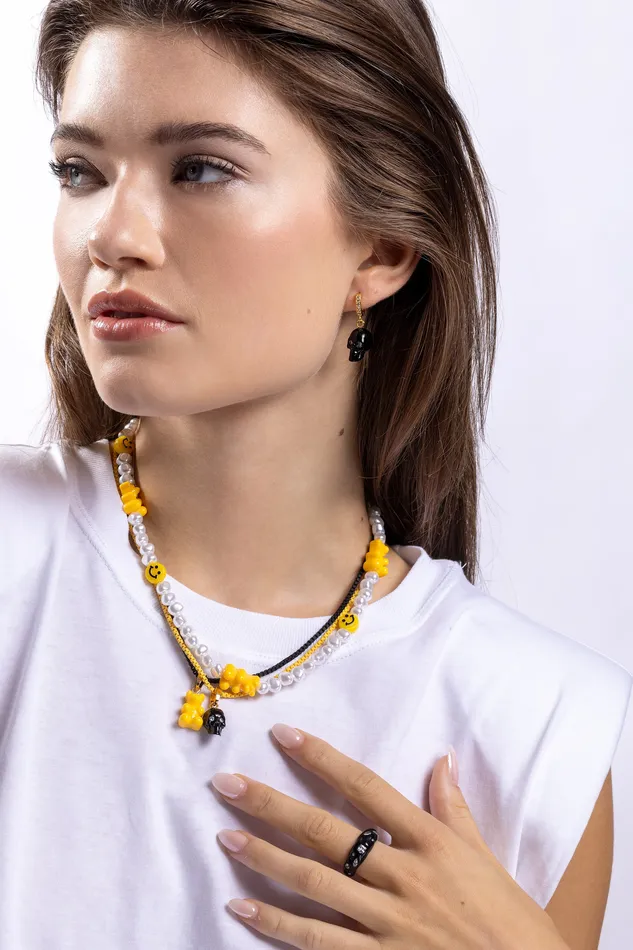 Crystal Haze Jewelry Necklaces Candy chain NYC Taxi Yellow