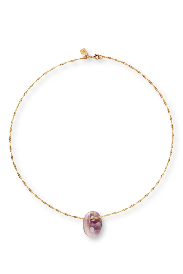 Crystal Haze Jewelry Necklaces Nonna Chain Amethyst