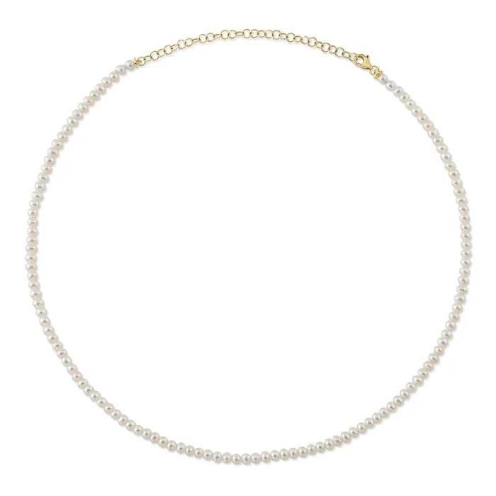 Cultured Pearl Tennis Necklace SHY CREATION Necklaces