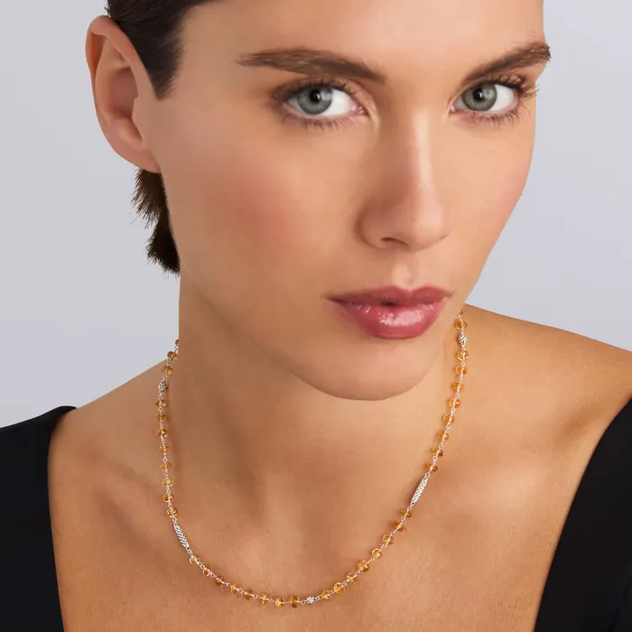 LAGOS Necklaces Caviar Icon Citrine Beaded Necklace