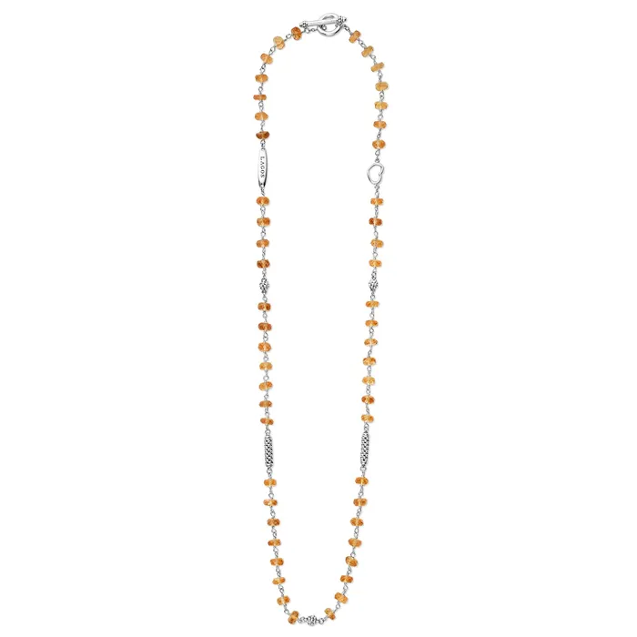 LAGOS Necklaces Caviar Icon Citrine Beaded Necklace