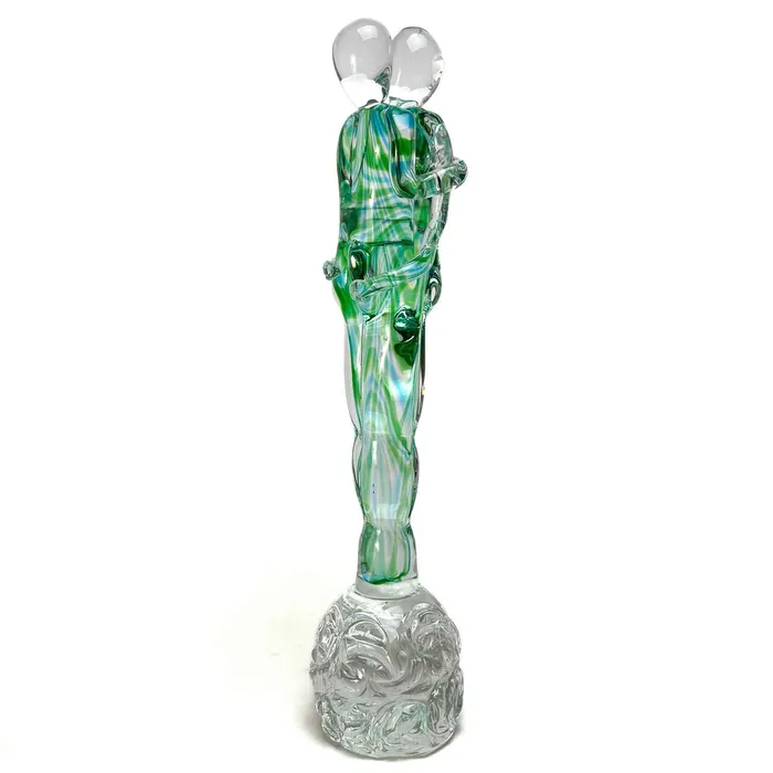 Lovers Figure Green and Crystal Formia International Necklaces Lovers Figure Green and Crystal Formia International Necklaces
