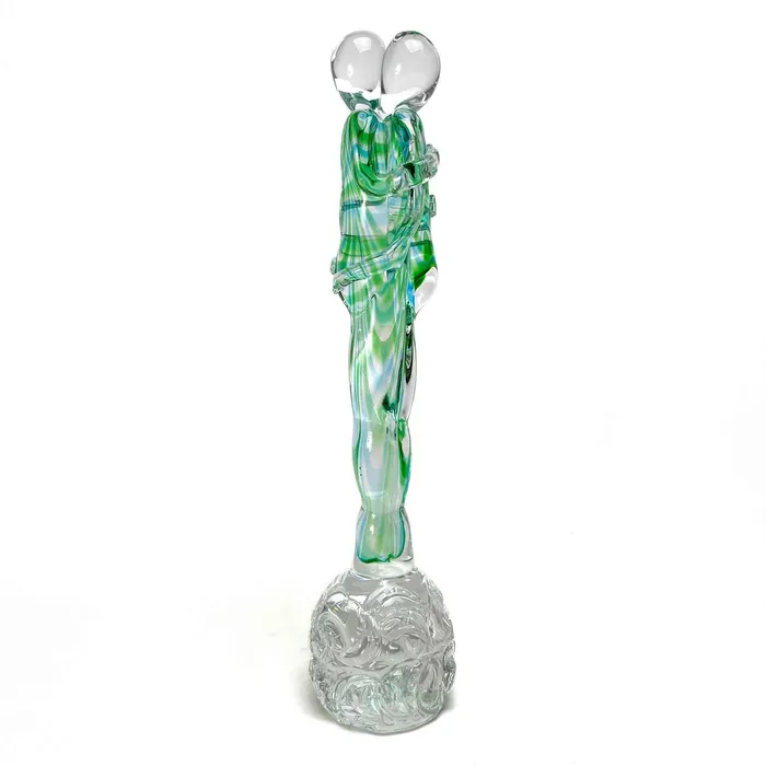 Lovers Figure Green and Crystal Formia International Necklaces Lovers Figure Green and Crystal Formia International Necklaces