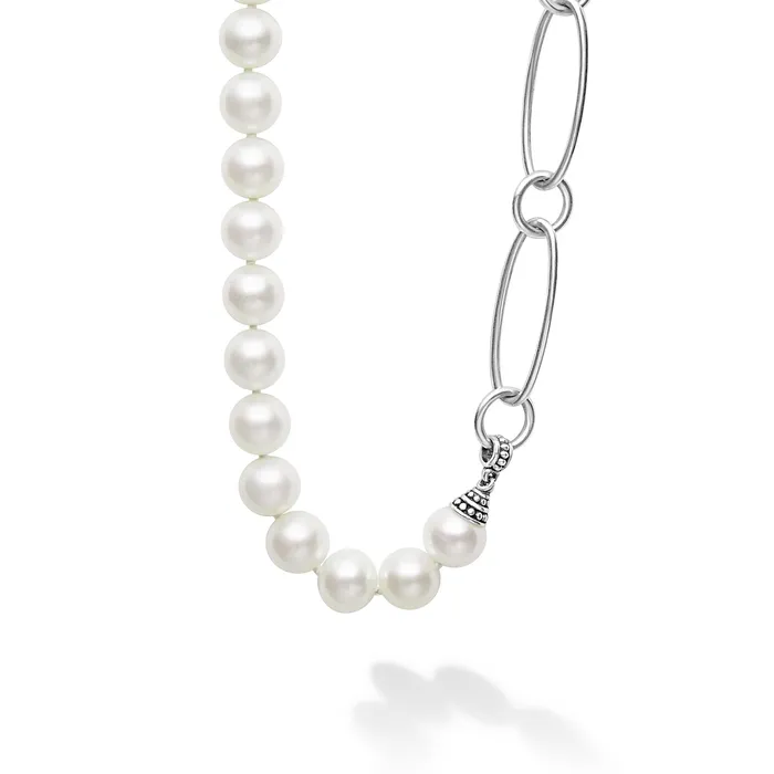 Luna Pearl Link Necklace LAGOS Necklaces