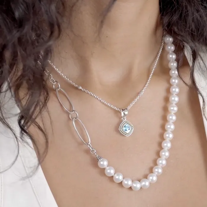 Luna Pearl Link Necklace LAGOS Necklaces