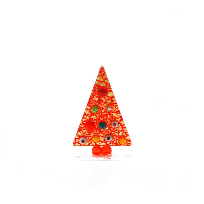 MuranoVItrum Glass Christmas Tree Decoration Necklaces MuranoVItrum Glass Christmas Tree Decoration Necklaces