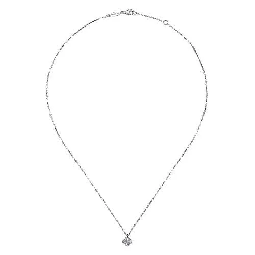 Necklaces 14K White Gold Fashion Necklace GABRIEL CO