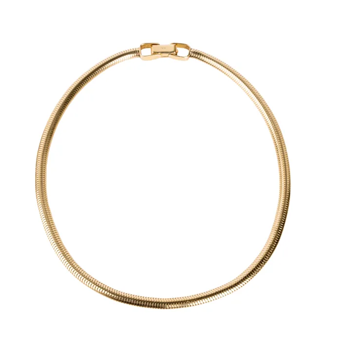Necklaces Bell Bird Antiques Vintage Gold Collar Necklace
