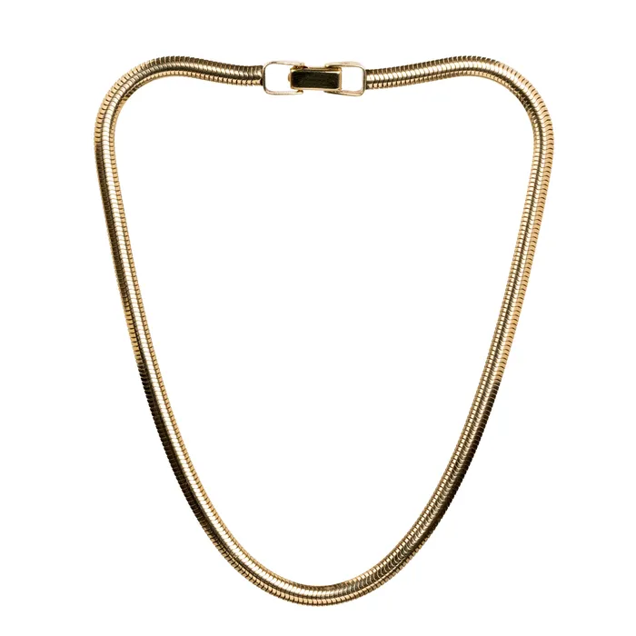 Necklaces Bell Bird Antiques Vintage Gold Collar Necklace