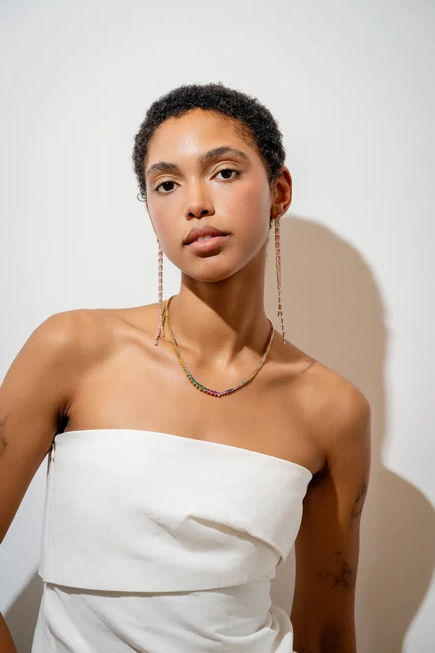 Necklaces Crystal Haze Jewelry Tiara necklace Rainbow