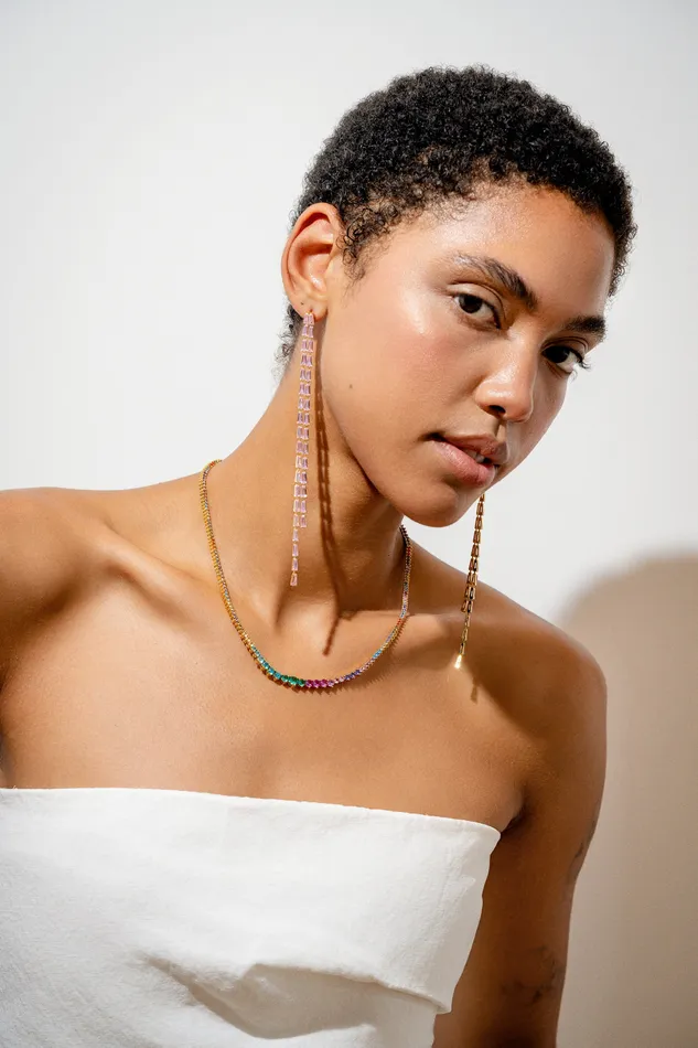 Necklaces Crystal Haze Jewelry Tiara necklace Rainbow