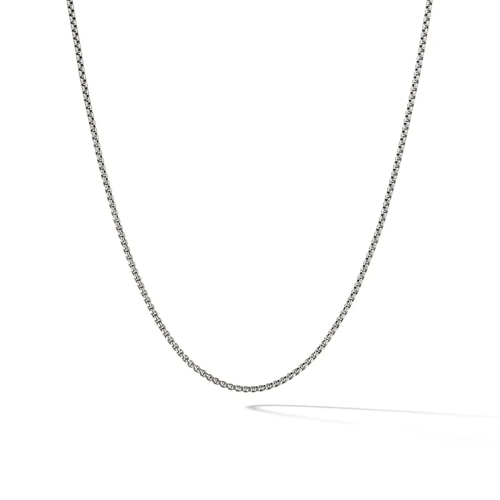 Necklaces David Yurman Box Chain Necklace in Sterling Silver with 14K Yellow Gold Accent 17mm Necklaces David Yurman Box Chain Necklace in Sterling Silver with 14K Yellow Gold Accent 17mm
