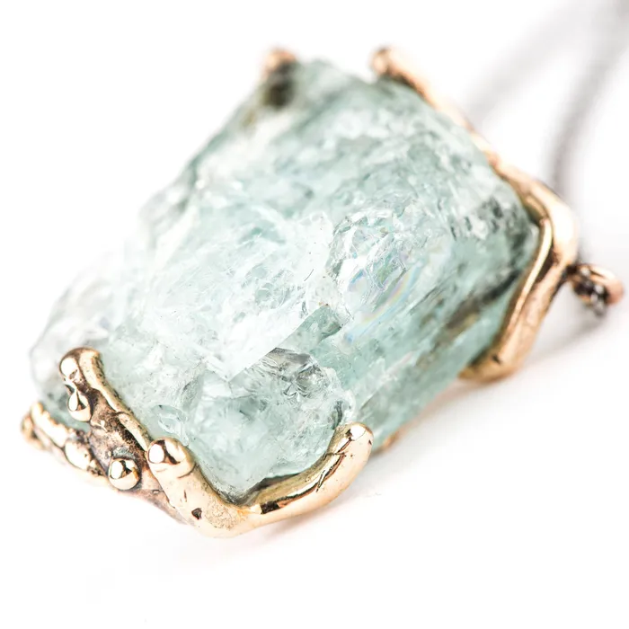 Necklaces Giardinoblu Aquamarine Necklace One of a Kind
