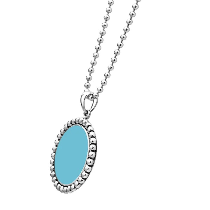 Necklaces LAGOS Maya Large Ceramic Circle Pendant Necklace