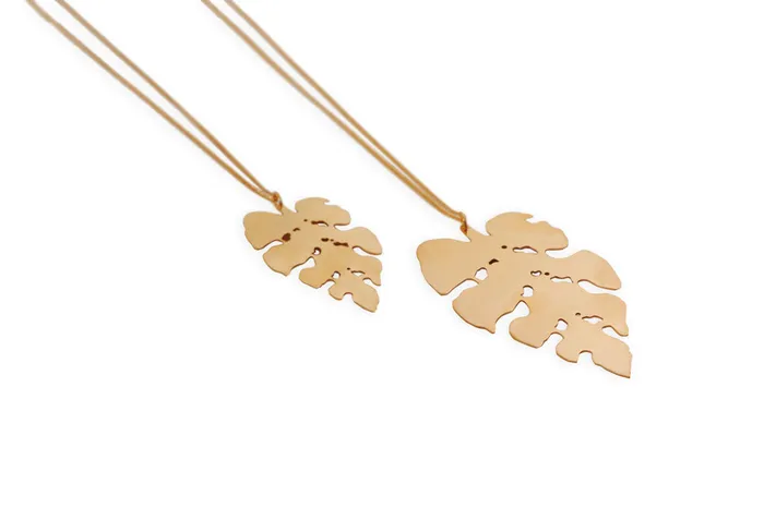 Necklaces MARIA MARISCAL Leaf Love Collar Esqueleto